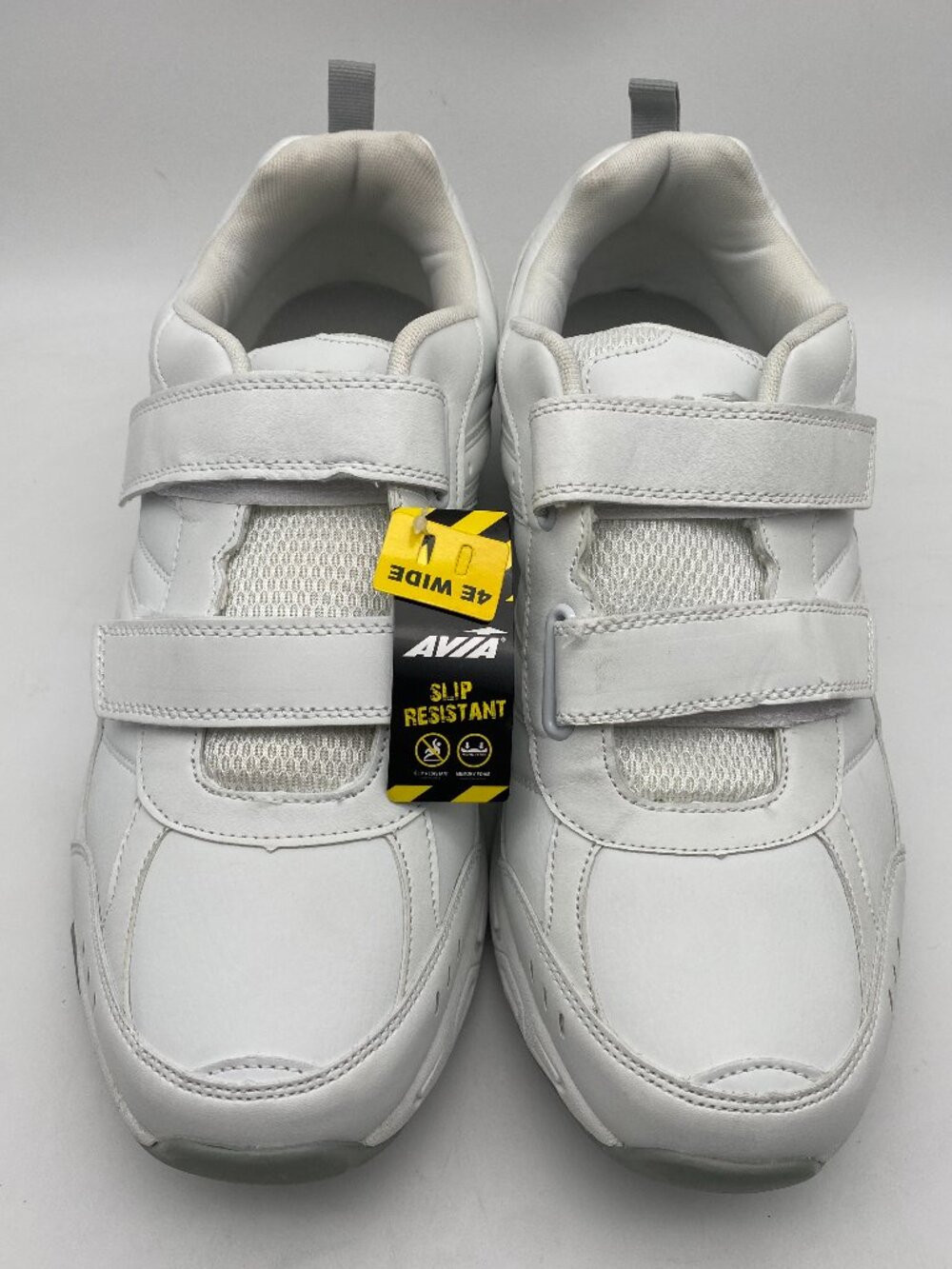 AVIA AVI-UNION Ⅱ STRAP WHITE SLIP-RESISTANT SHOES US MEN'S SIZE 14 ( WIDE -4E )